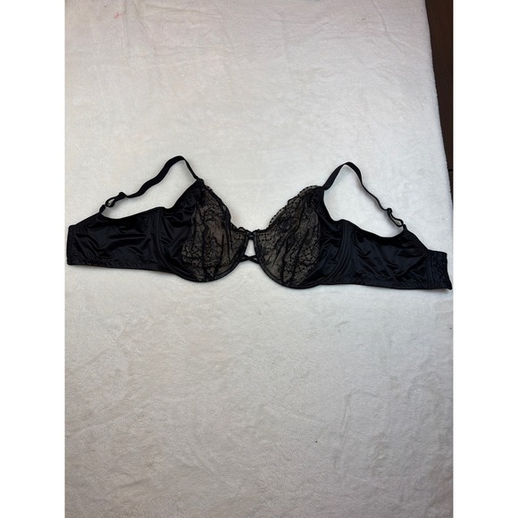 torrid Other - Torrid Black Floral Lace Unlined Underwire Balconette Bra 42H Plus Size Lingerie